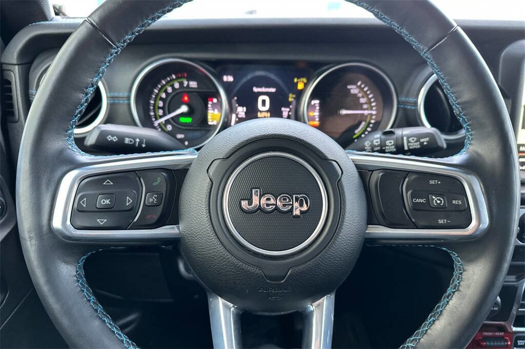 Used 2022 Jeep Wrangler Unlimited Rubicon 4xe w/ Cold Weather Group image 24