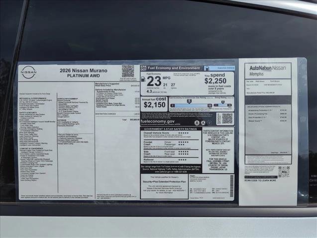 New 2026 Nissan Murano Platinum AWD/4WD image 25