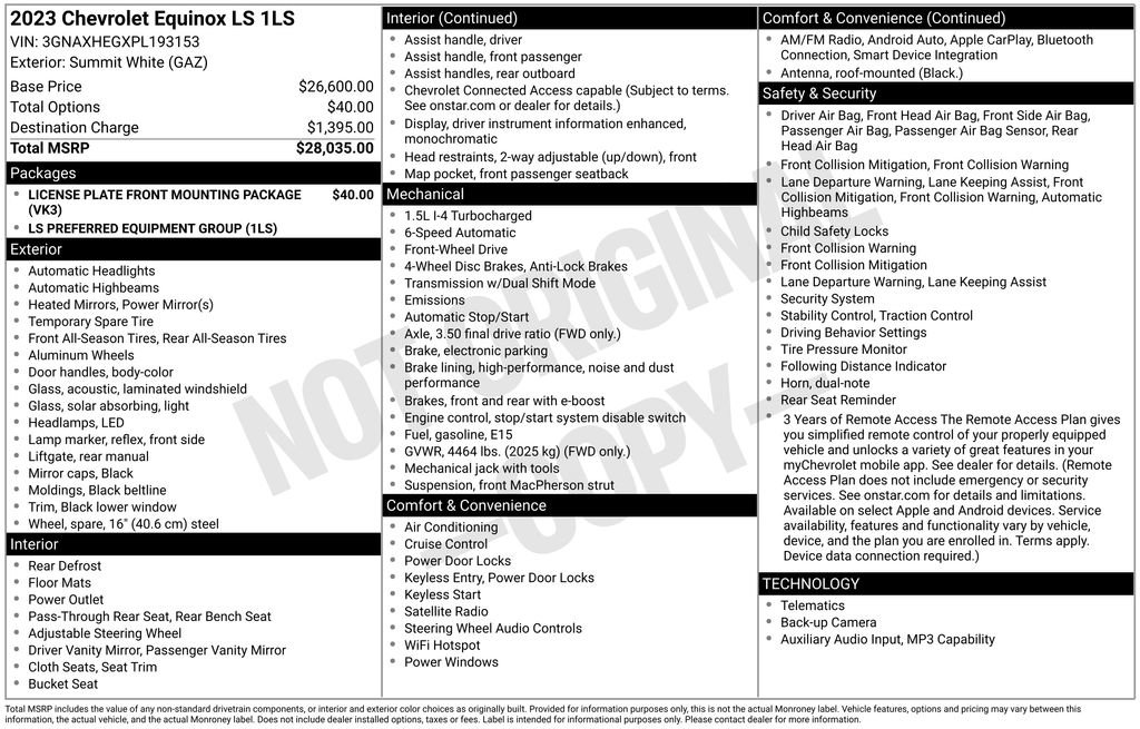 Certified 2023 Chevrolet Equinox LS FWD image 5