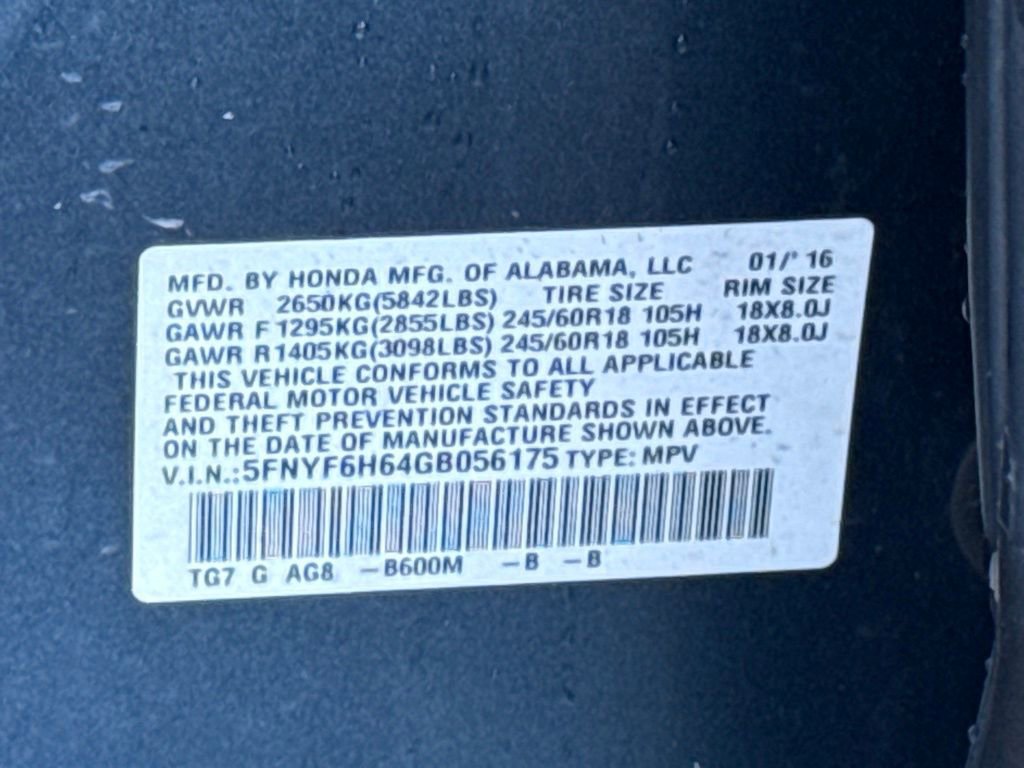 Used 2016 Honda Pilot EX-L image 31