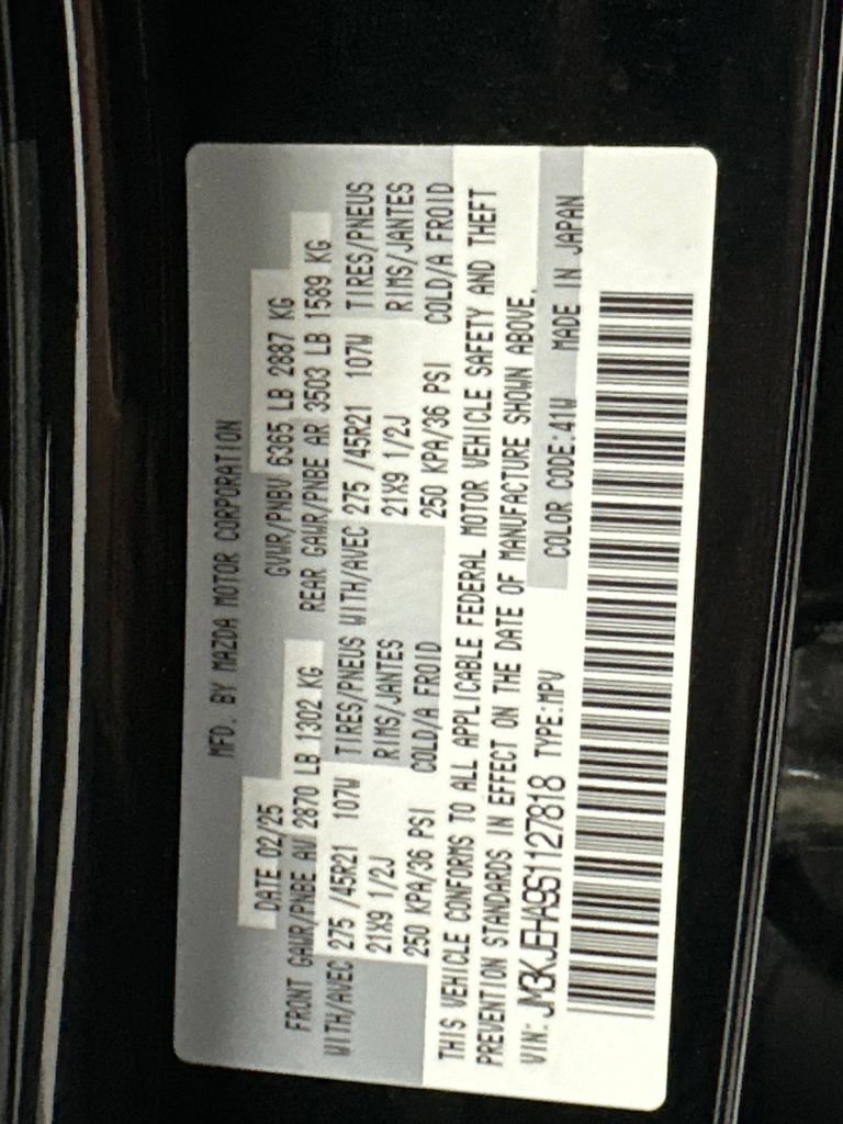 Certified 2025 MAZDA CX-70 Plug-In Hybrid w/ Premium Plus AWD/4WD image 41
