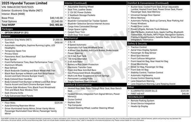 New 2025 Hyundai Tucson Limited image 4