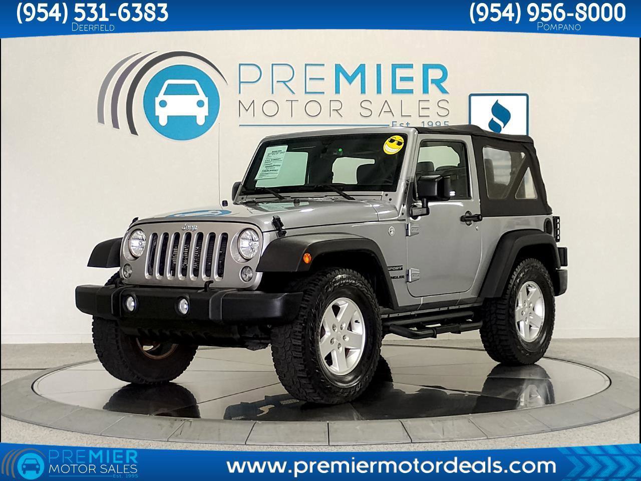 Used 2016 Jeep Wrangler Sport w/ Quick Order Package 24S AWD/4WD image 1
