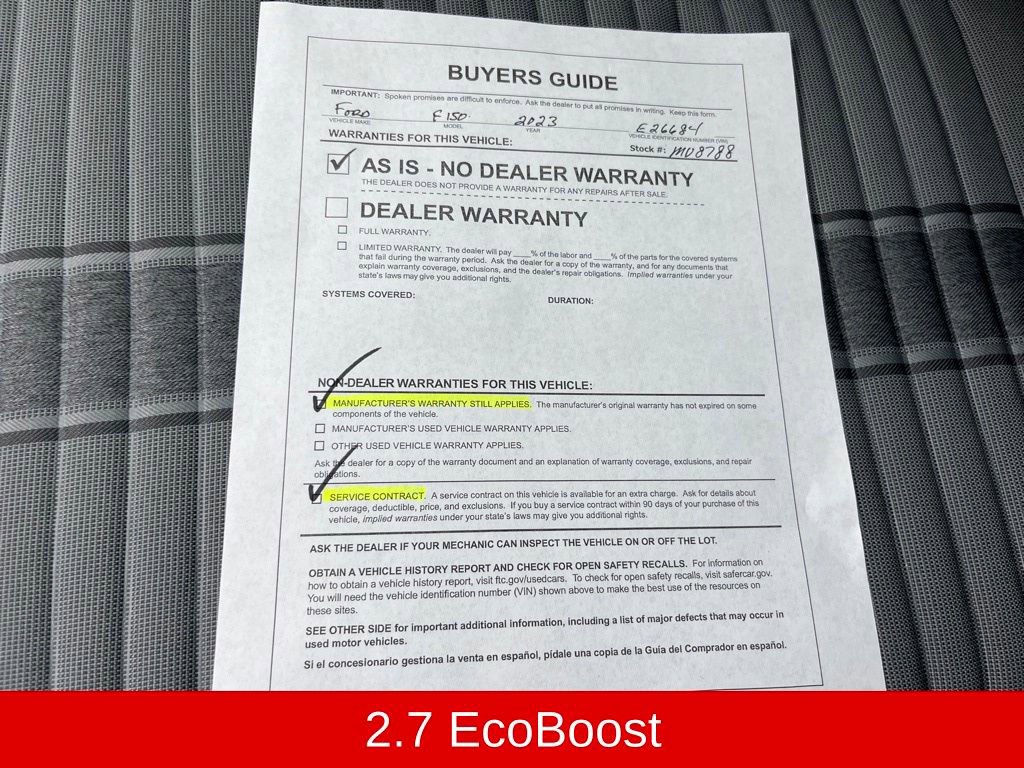 Used 2023 Ford F150 XLT w/ Equipment Group 302A High image 8