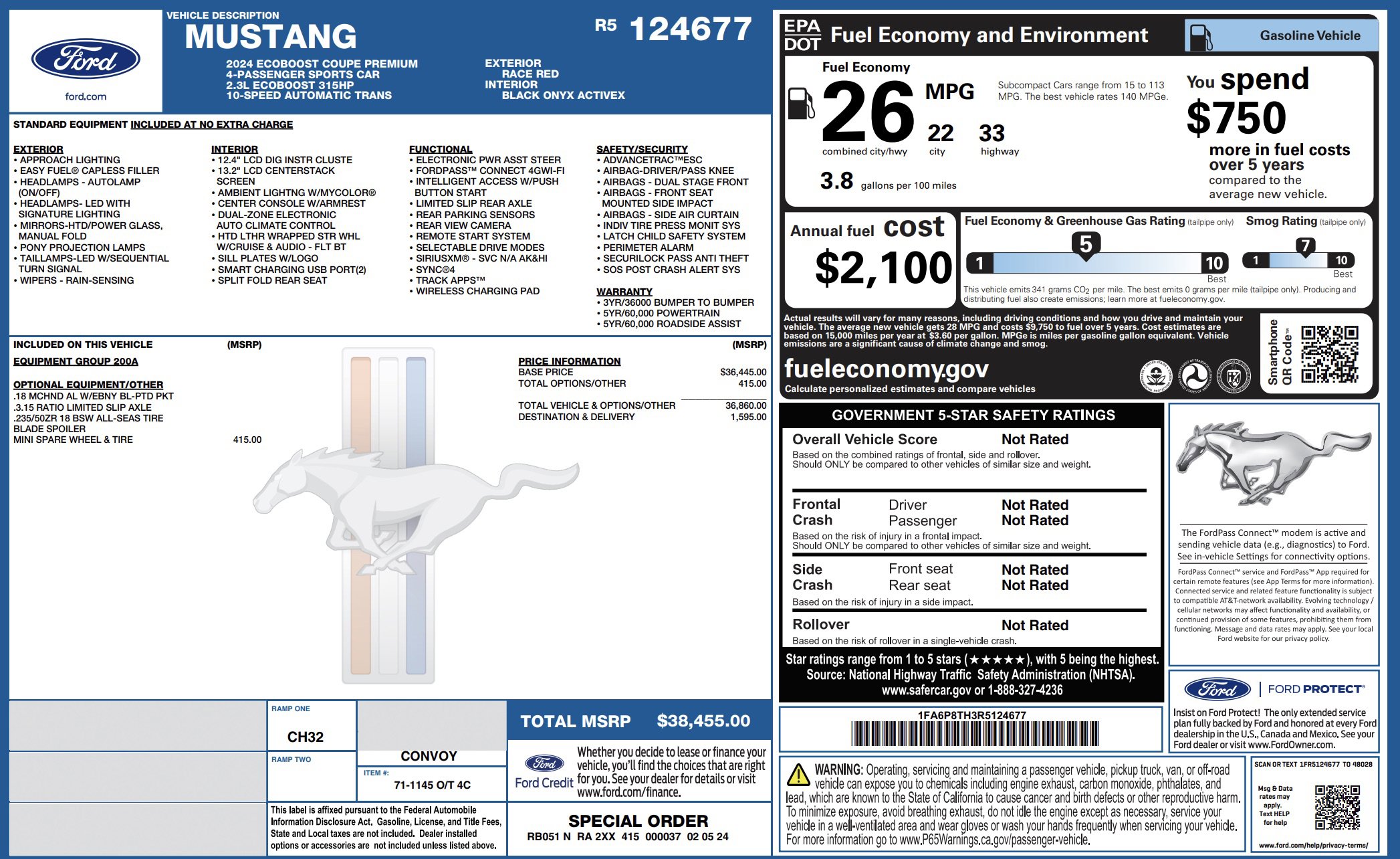Used 2024 Ford Mustang Premium image 3