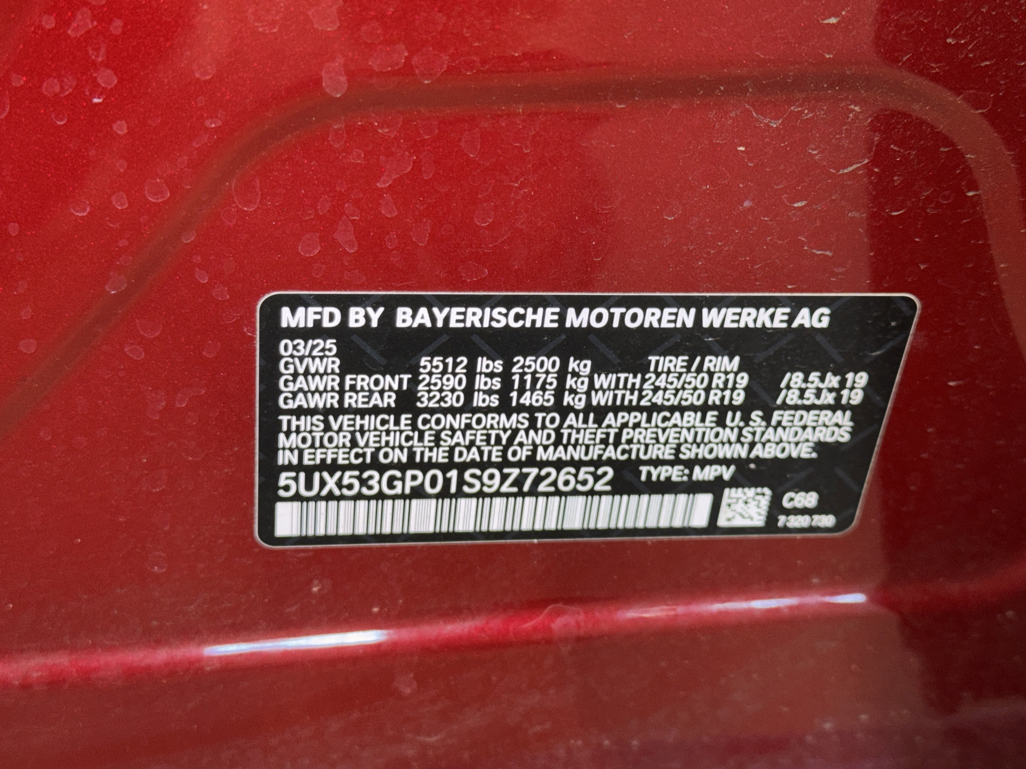 Certified 2025 BMW X3 xDrive30i image 38