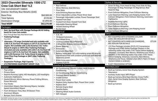 Certified 2023 Chevrolet Silverado 1500 LTZ image 7
