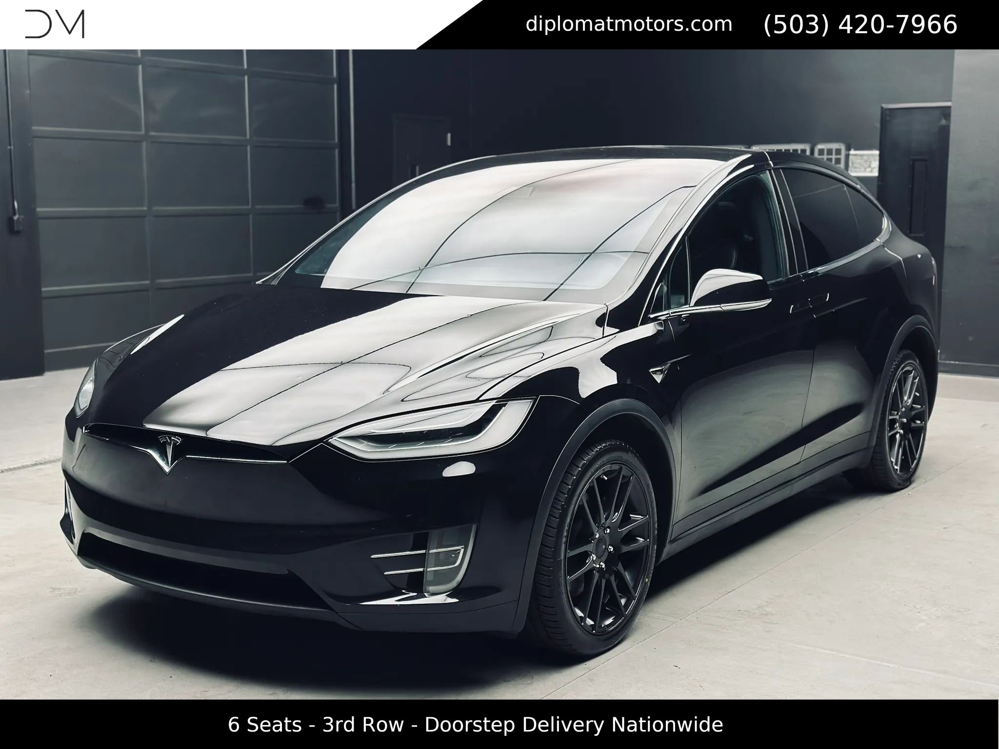 Used 2017 Tesla Model X 90D AWD/4WD image 1