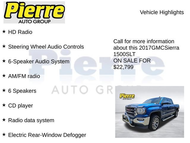 Used 2017 GMC Sierra 1500 SLT w/ SLT Premium Package AWD/4WD image 13