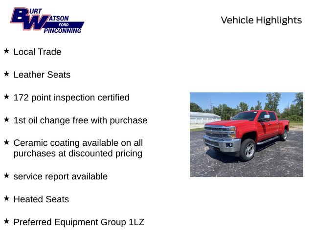 Used 2017 Chevrolet Silverado 2500 LTZ w/ Vortec Plus Package AWD/4WD image 10