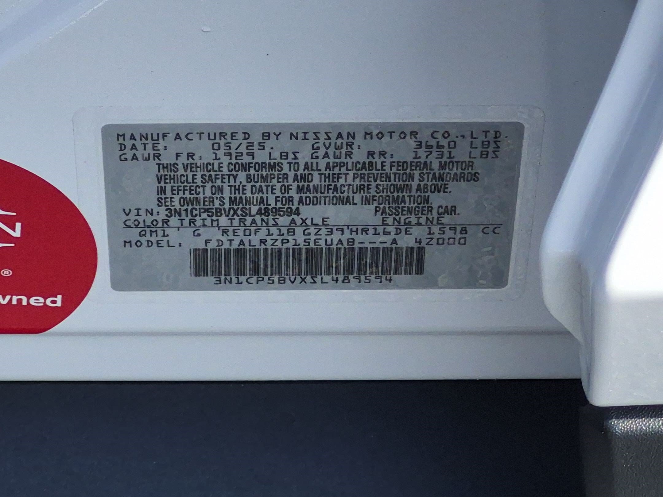 Used 2025 Nissan Kicks Play S FWD image 36