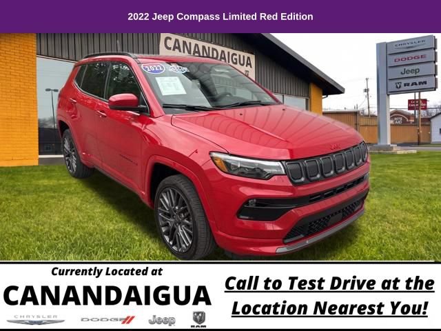 Used 2022 Jeep Compass Limited w/ (RED) Package