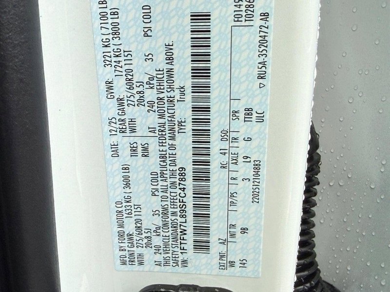 New 2025 Ford F150 Platinum image 19