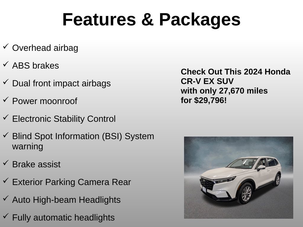 Used 2024 Honda CR-V EX image 16