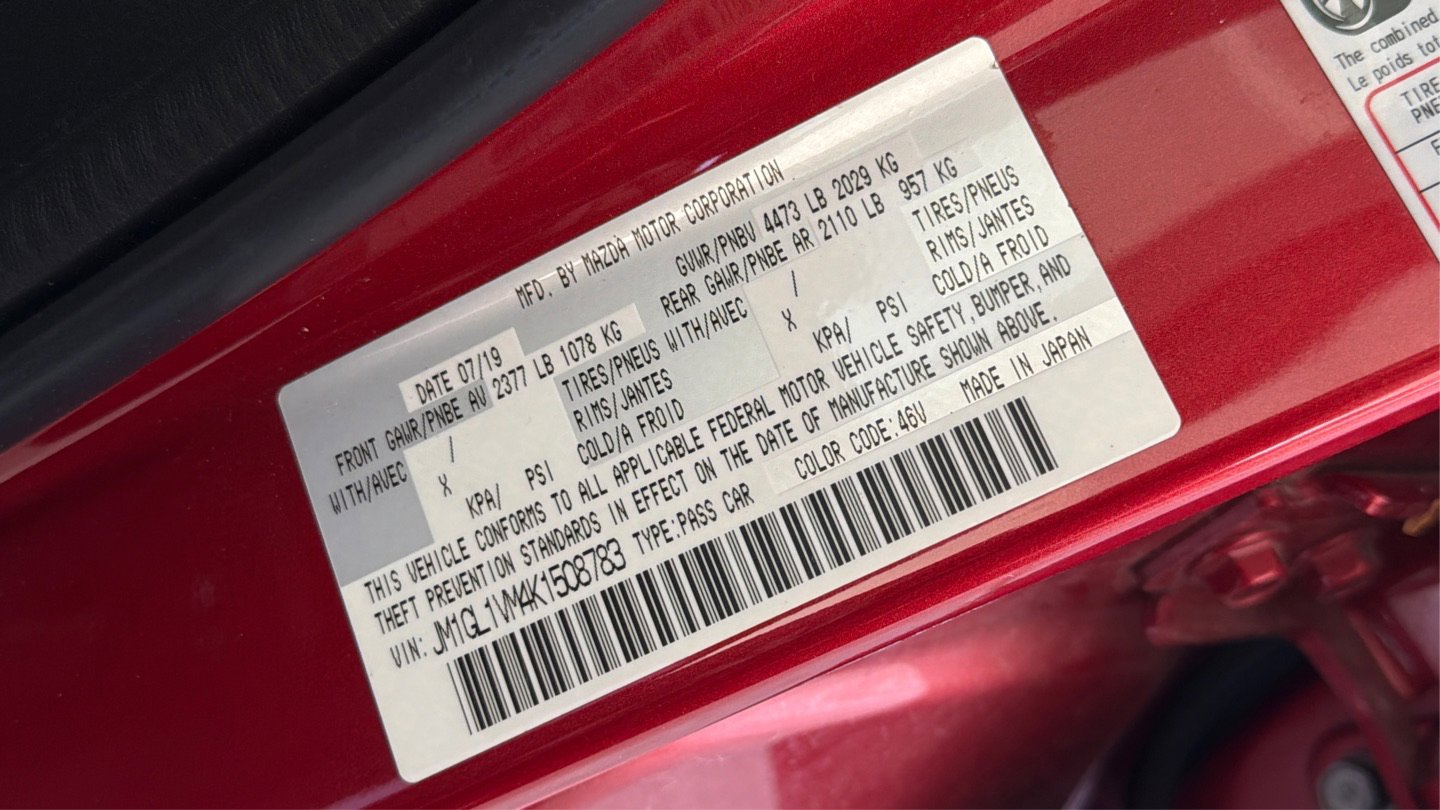 Used 2019 MAZDA MAZDA6 Touring image 53
