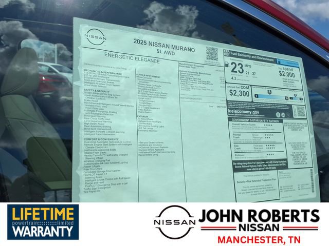 New 2025 Nissan Murano SL w/ Cargo Package image 17