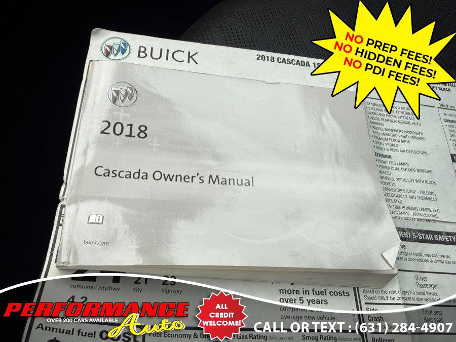 Used 2018 Buick Cascada Sport Touring w/ Dark Effects Package FWD image 30