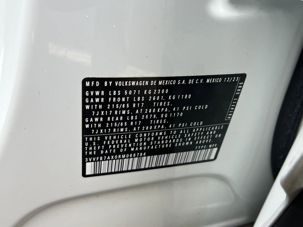 Used 2024 Volkswagen Tiguan S AWD/4WD image 26