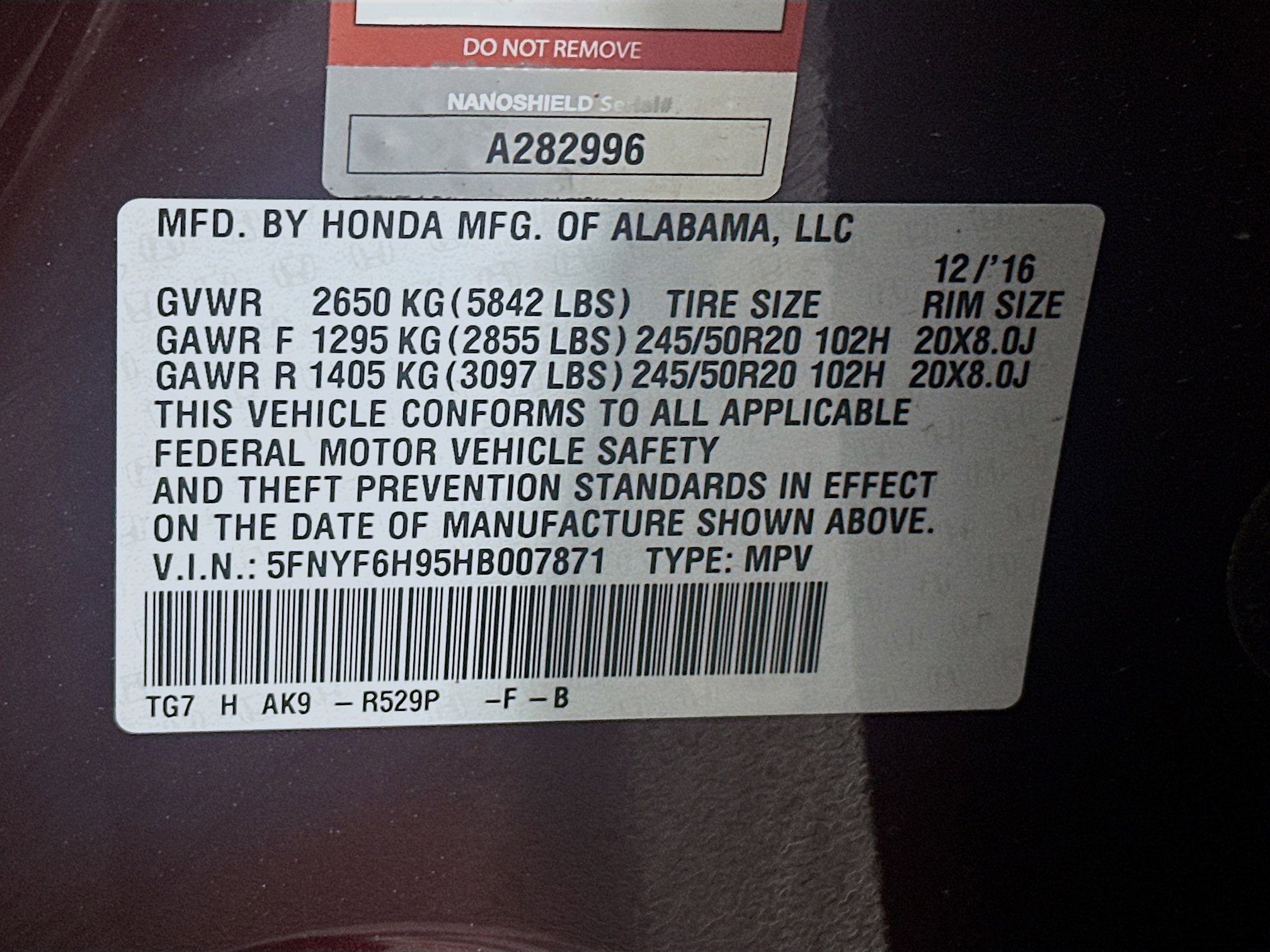 Used 2017 Honda Pilot Touring image 12