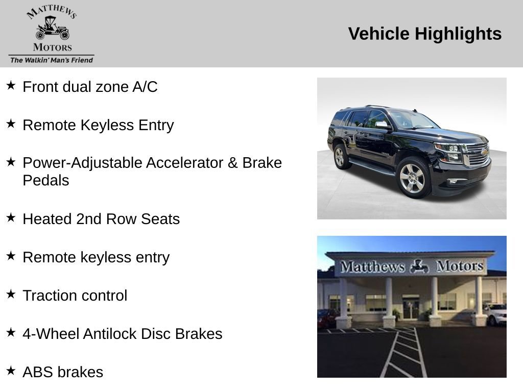 Used 2016 Chevrolet Tahoe LTZ AWD/4WD image 12