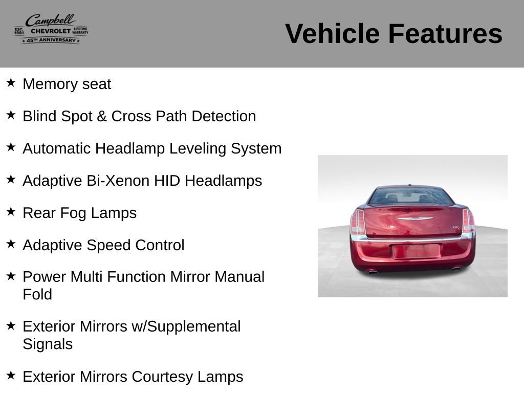 Used 2013 Chrysler 300 C w/ Light Group RWD image 16