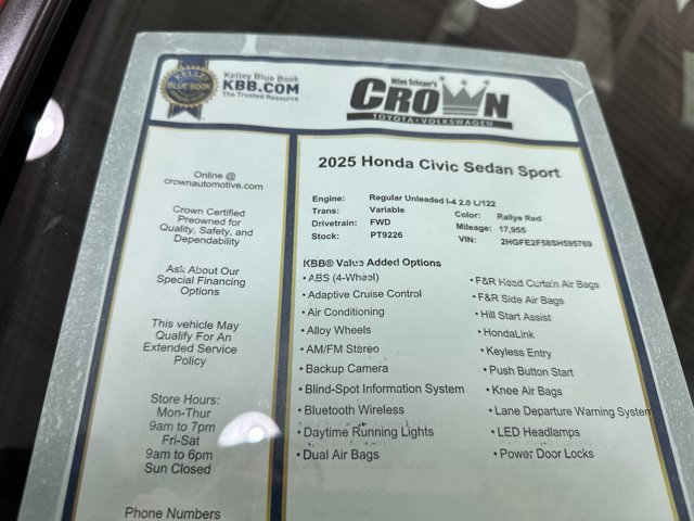 Used 2025 Honda Civic Sport image 40