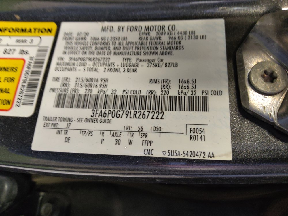 Used 2020 Ford Fusion S FWD image 33