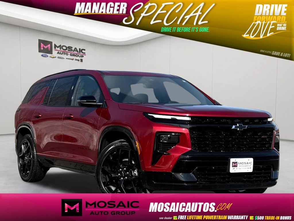 Used 2025 Chevrolet Traverse RS w/ LPO, Floor Liner Package AWD/4WD image 1