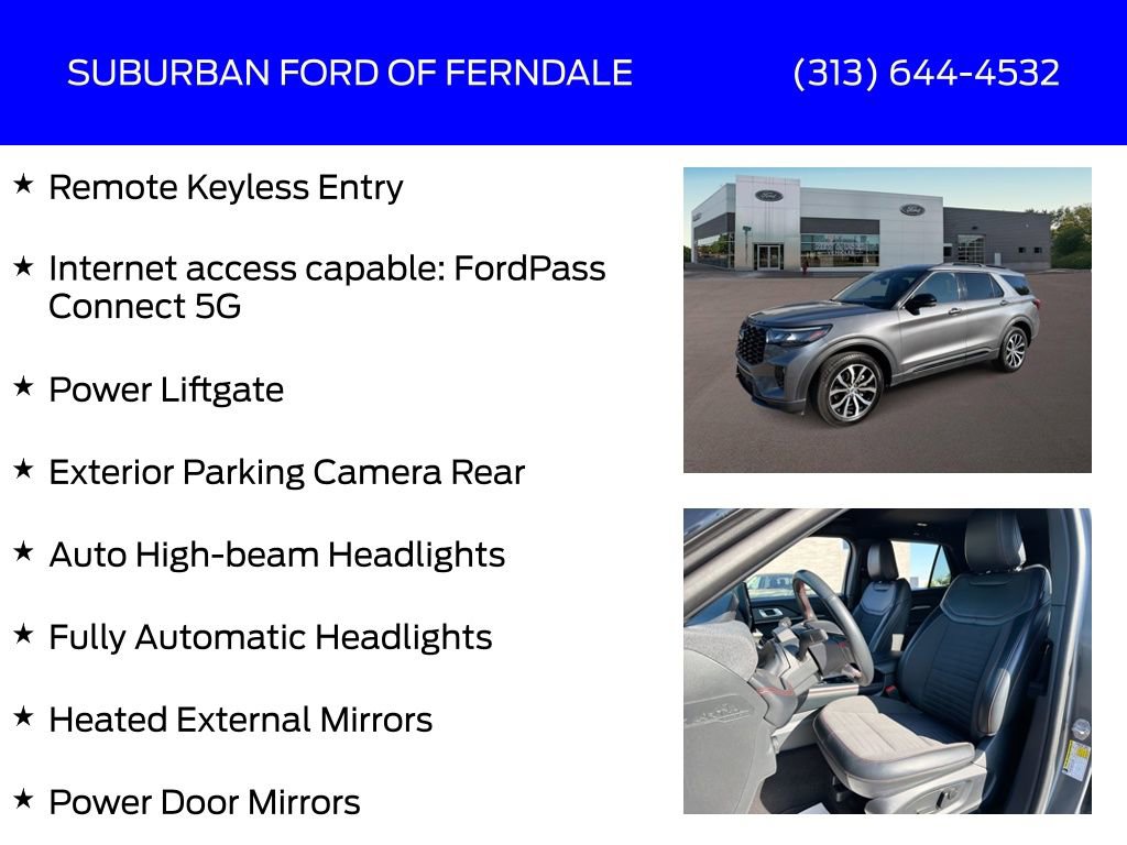 Used 2025 Ford Explorer ST-Line AWD/4WD image 9