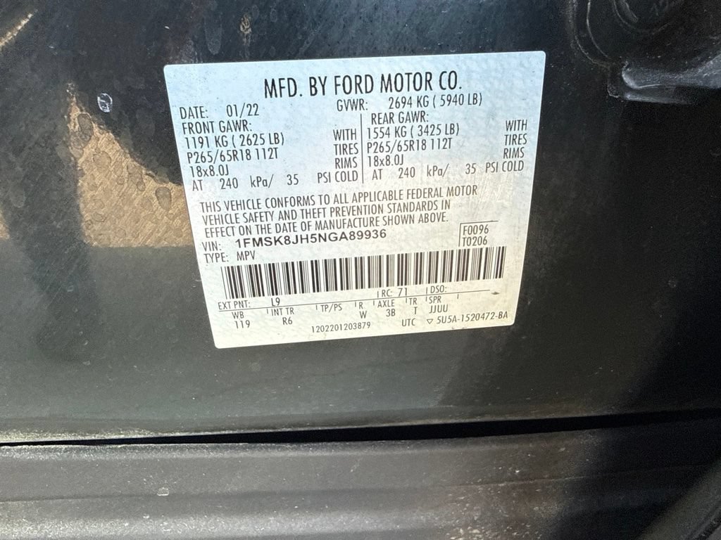 Used 2022 Ford Explorer Timberline AWD/4WD image 22