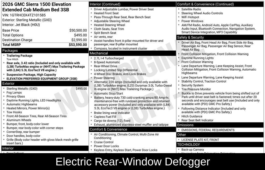 New 2026 GMC Sierra 1500 Elevation image 8