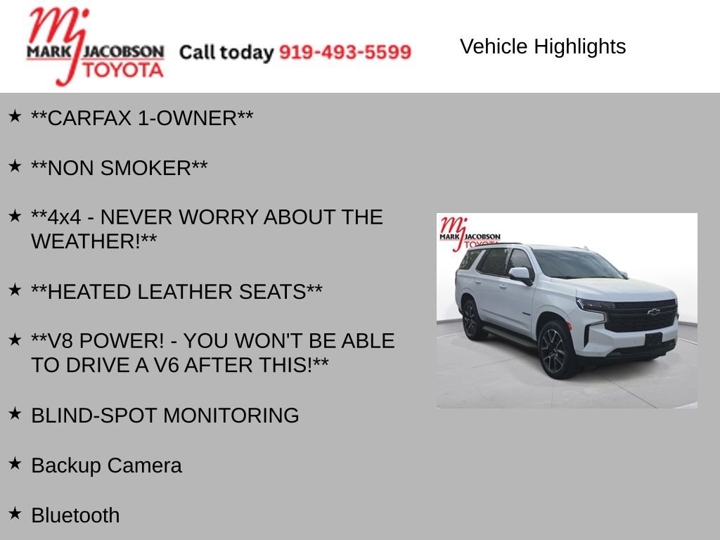 Used 2024 Chevrolet Tahoe RST w/ Luxury Package image 7
