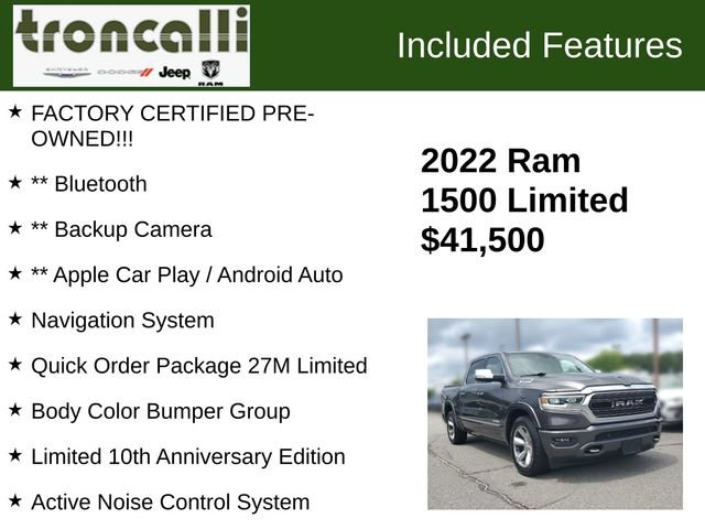 Certified 2022 RAM 1500 Limited RWD image 5