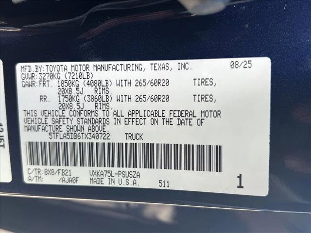 New 2026 Toyota Tundra SR5 image 17