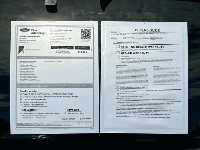 Certified 2024 Ford Escape Active AWD/4WD image 40