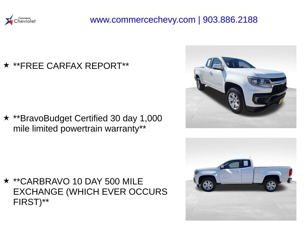 Certified 2022 Chevrolet Colorado LT w/ Fleet Safety Package image 4