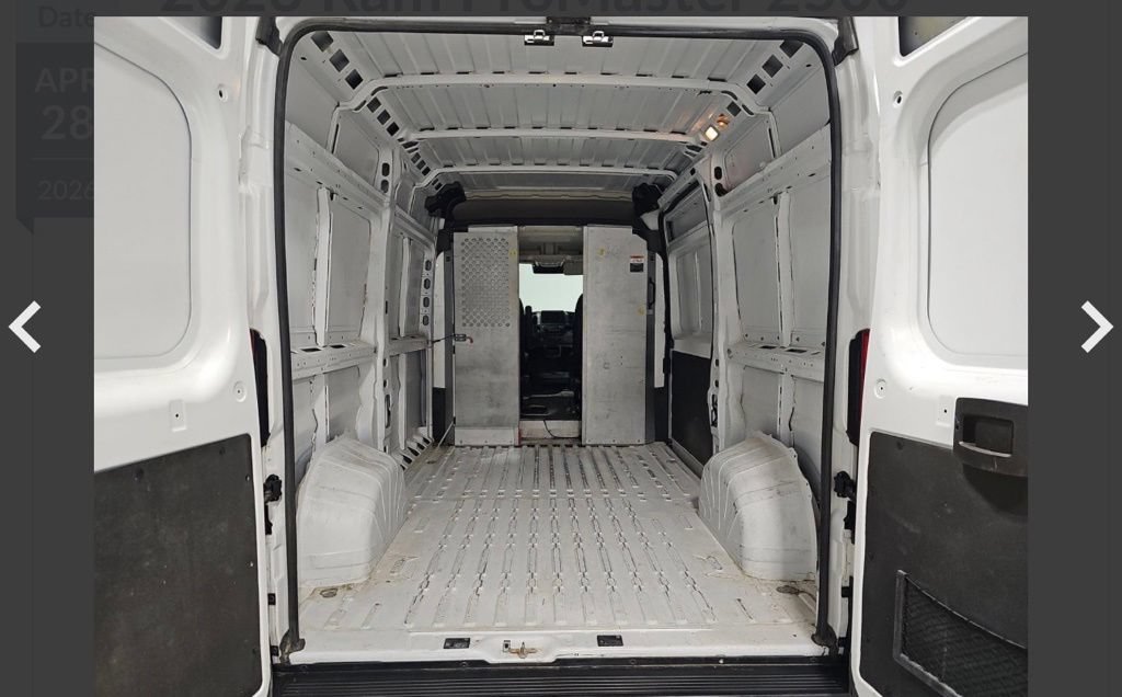 Used 2023 RAM ProMaster 2500 w/ Convenience Group FWD image 12