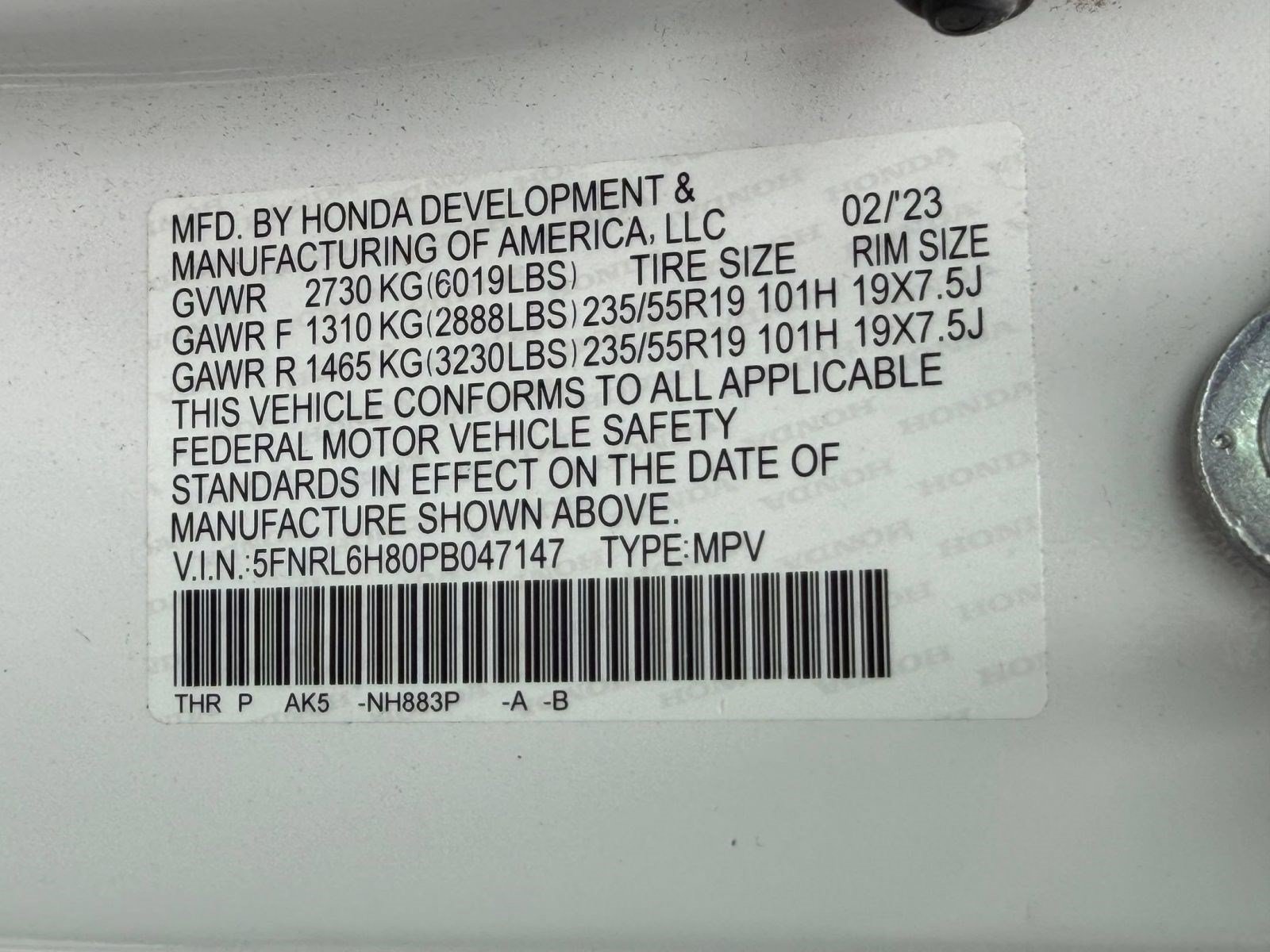 Used 2023 Honda Odyssey Touring image 32