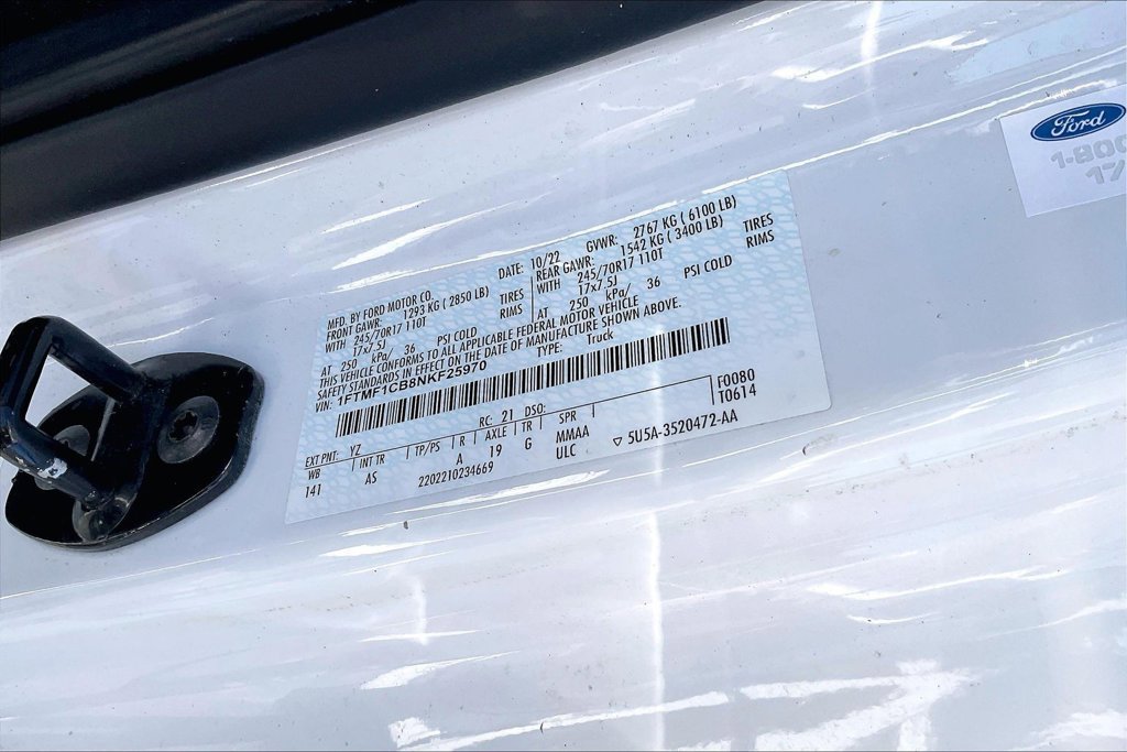 Certified 2022 Ford F150 2WD Regular Cab image 33