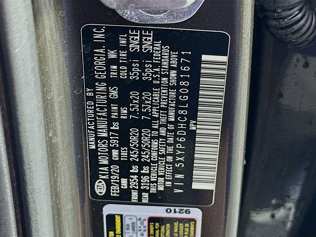 Used 2020 Kia Telluride S w/ S 8 Passenger Seating Package image 33