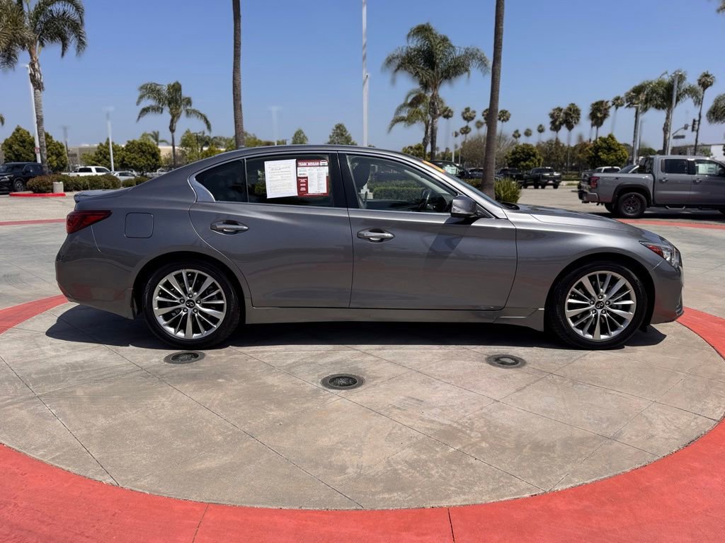 Used 2022 INFINITI Q50 Luxe w/ Cargo Package RWD image 9