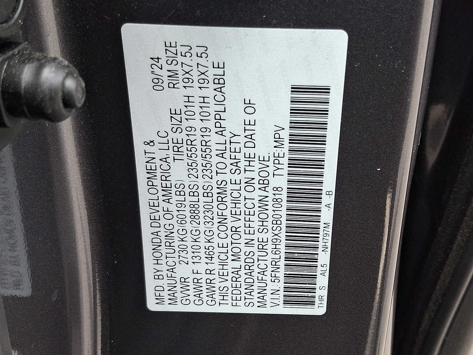Certified 2025 Honda Odyssey Elite image 27