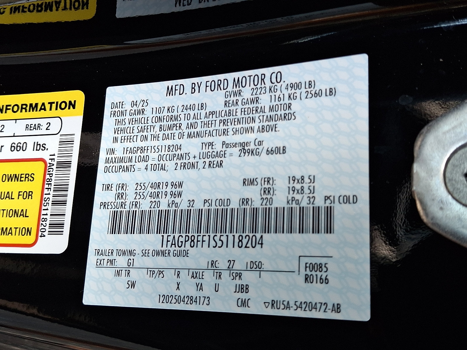 Used 2025 Ford Mustang GT Premium RWD image 27