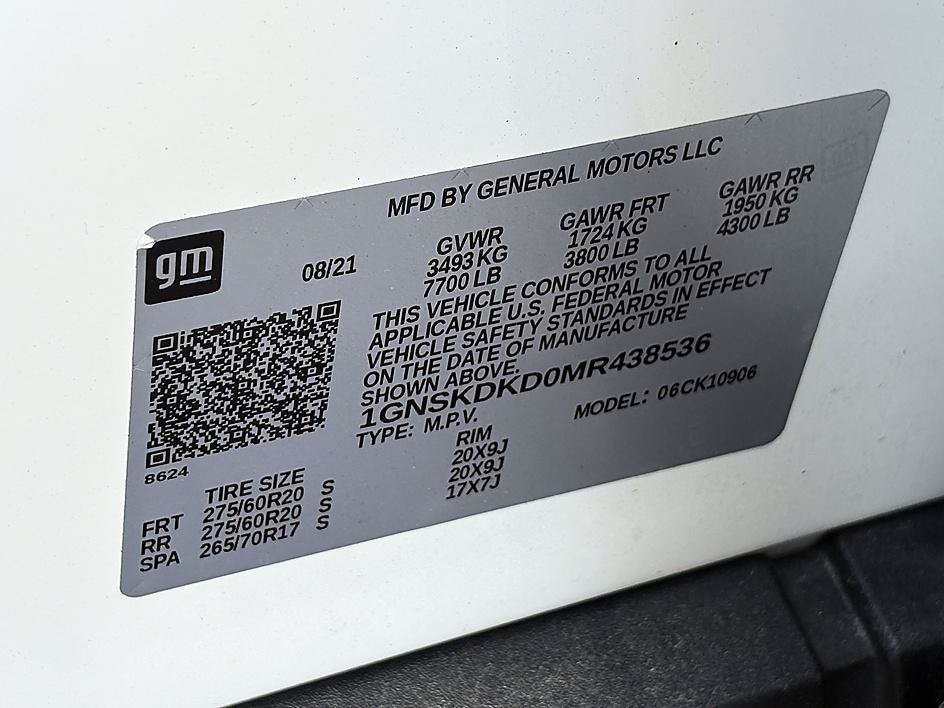 Used 2021 Chevrolet Suburban Z71 AWD/4WD image 28