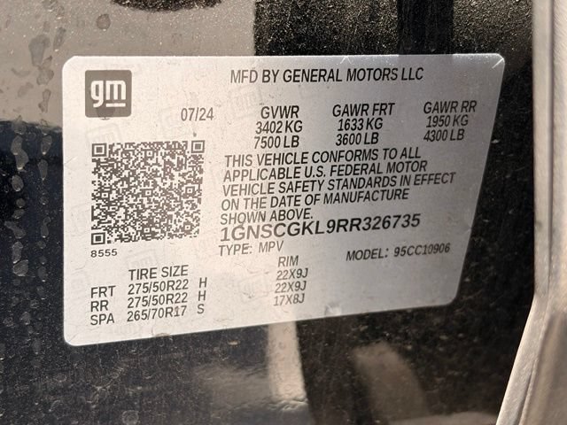 Used 2024 Chevrolet Suburban High Country w/ Premium Package 2 RWD image 39