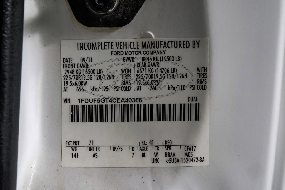 Used 2012 Ford F550 2WD Regular Cab Super Duty w/ Payload Upgrade Pkg image 50