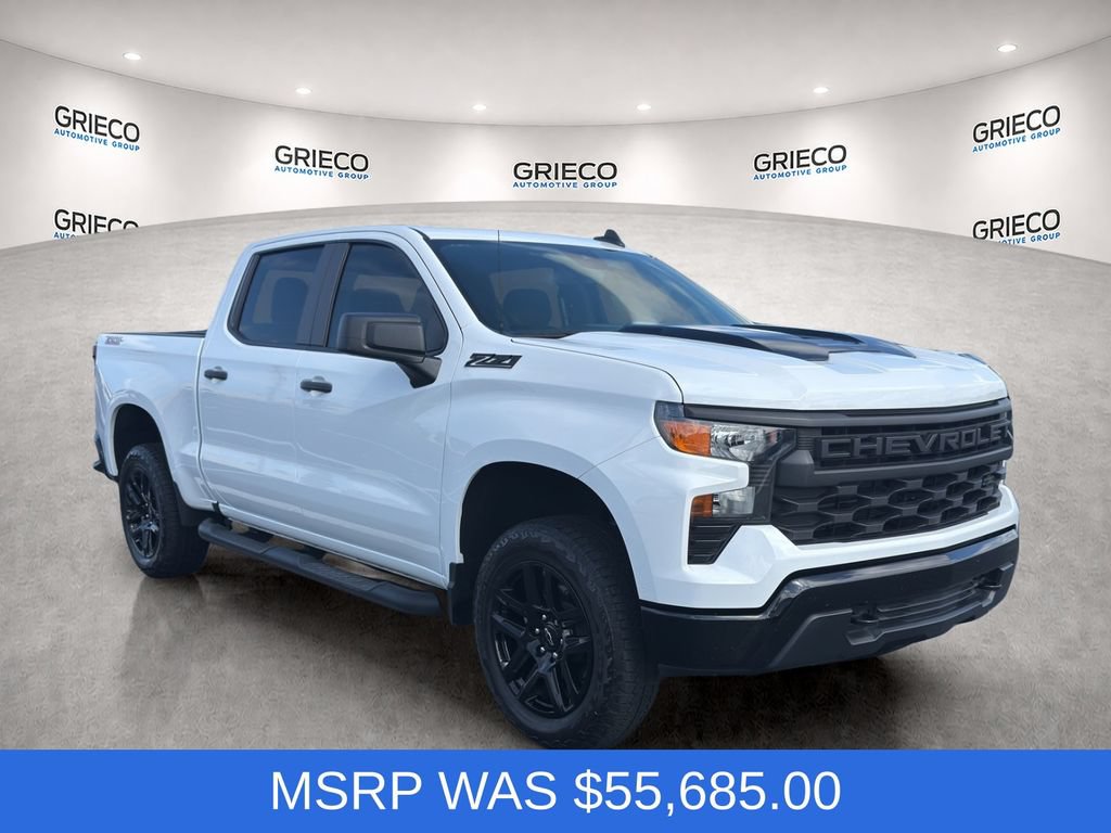 Certified 2024 Chevrolet Silverado 1500 Custom Trail Boss w/ Turbomax Blackout Package