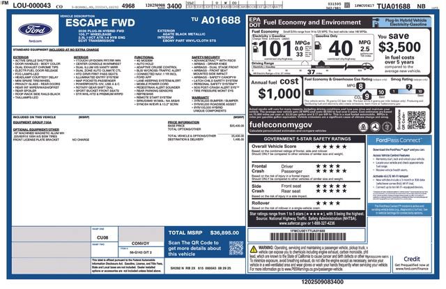 Certified 2026 Ford Escape SE FWD image 5