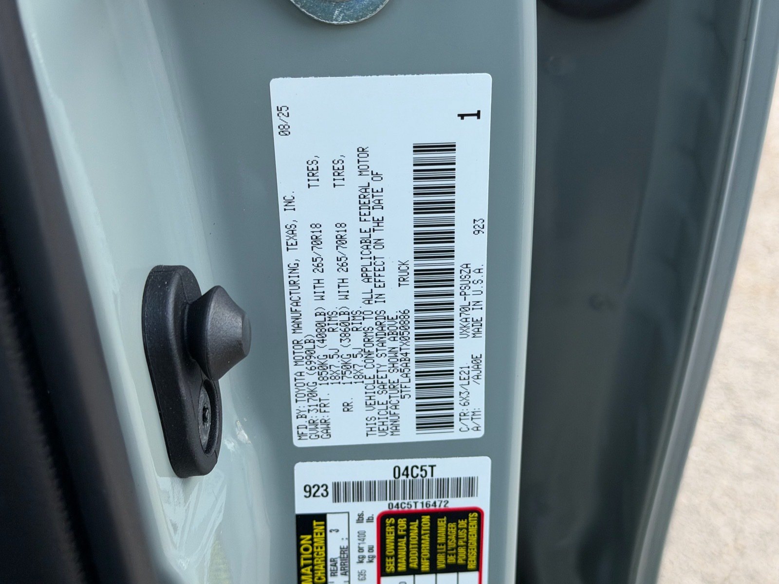 Used 2026 Toyota Tundra SR5 w/ SR5 Premium Package RWD image 20