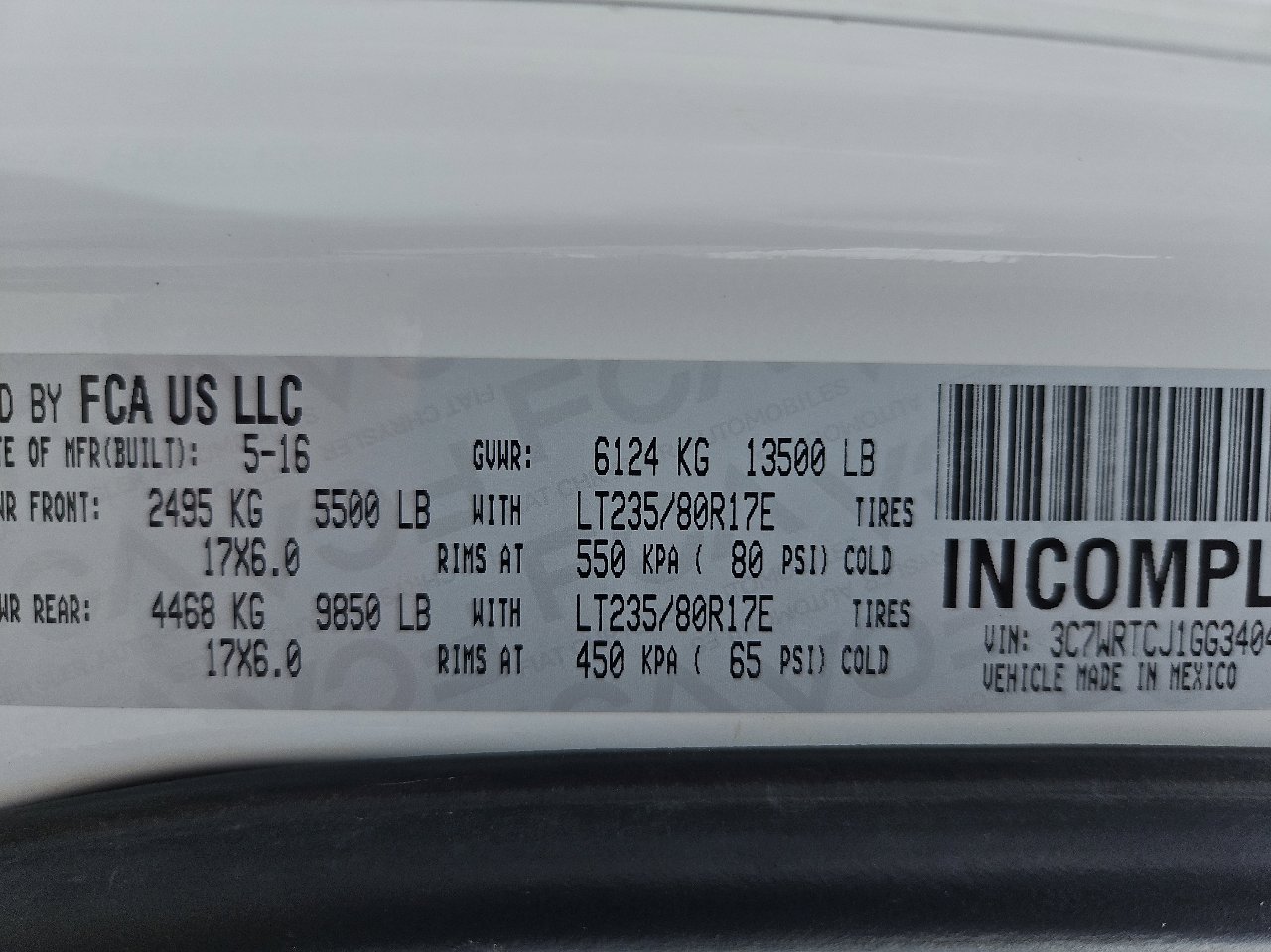 Used 2016 RAM 3500 Tradesman image 53